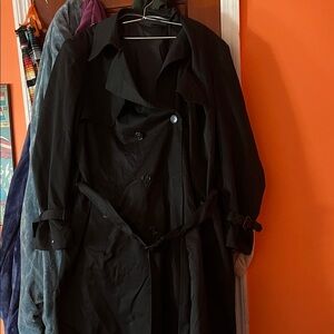 Stylish Black Trench Coat